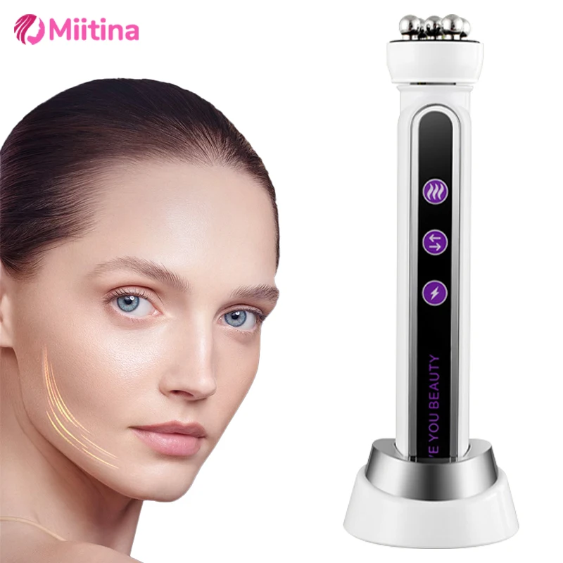 

Electric Facial Lifting Machine 360° Roller Massager Lifting Skin Rejuvenation Skin Firm Microcurrent Home Use Beauty Machine