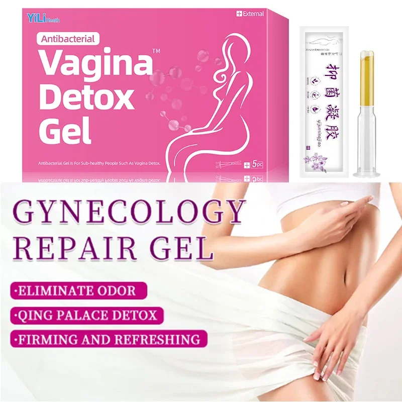 Womb Detox Gynecological Gel Vagina Detoxification Cleaning Women Vaginitis Care Products Vaginal Tighten Feminine Hygiene 5Pcs