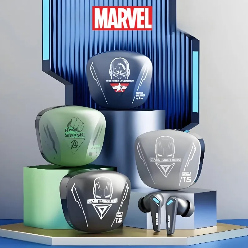 

MARVEL Bluetooth Earphones Hulk Movie Cool in Ear Style Intelligent Touch Noise Reduction Gaming Clear Wireless Earphones Gift