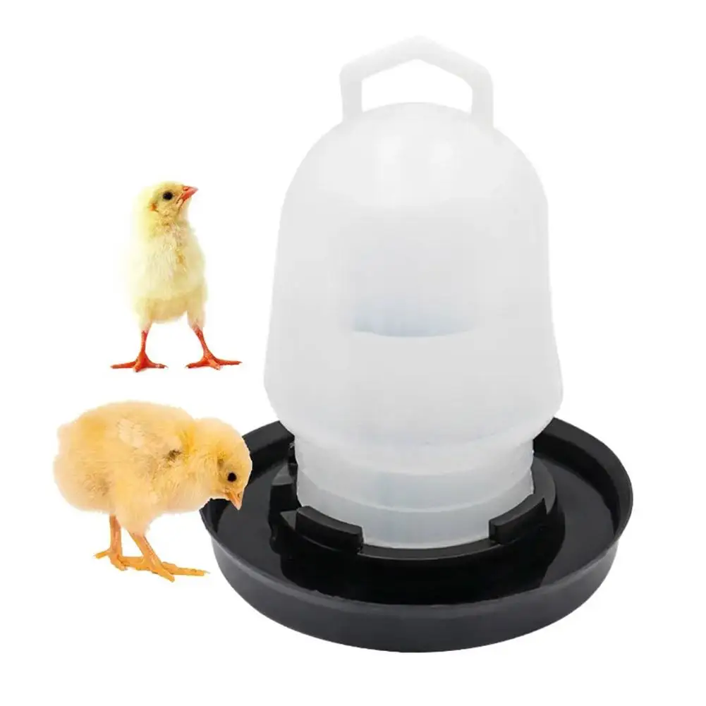 Chicken Feeder Bucket Water Fountain Automatic Chick Drinker Bucket Farm Rooster Hen Poultry Quail Pigeon Feeding Supplies