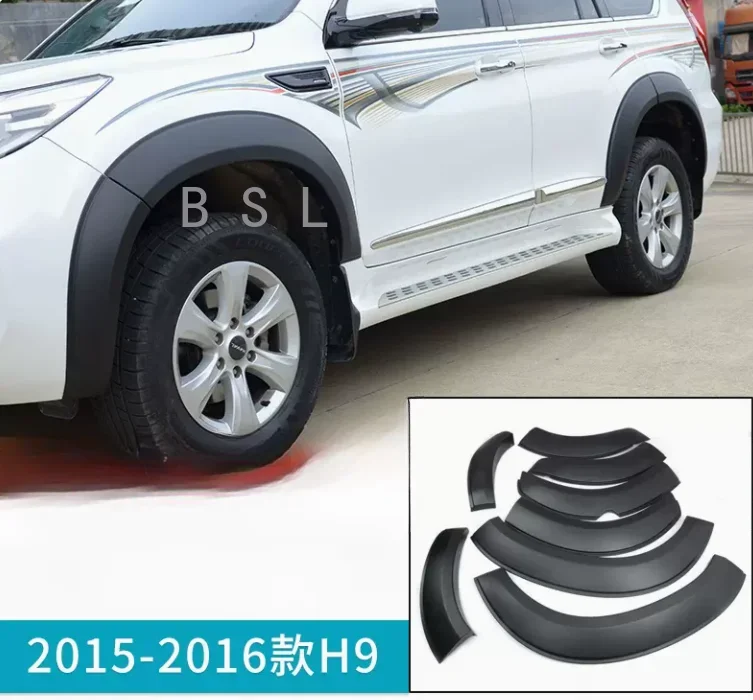 Car Fender Flares Arch Wheel Eyebrow Protector Auto Mudguard Fender Wheel Protector Mud Guard For Haval H9 2015-2022