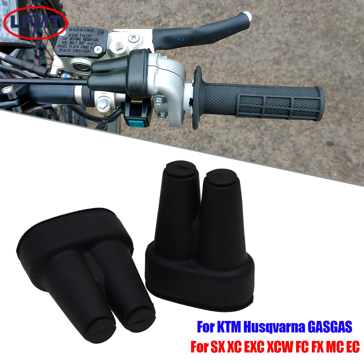 Para ktm exc excf xc xcf xcw sx sxf exc excf motocicleta cabo do acelerador guarda capa proteção para gasgas ex ec mc exf ecf mcf