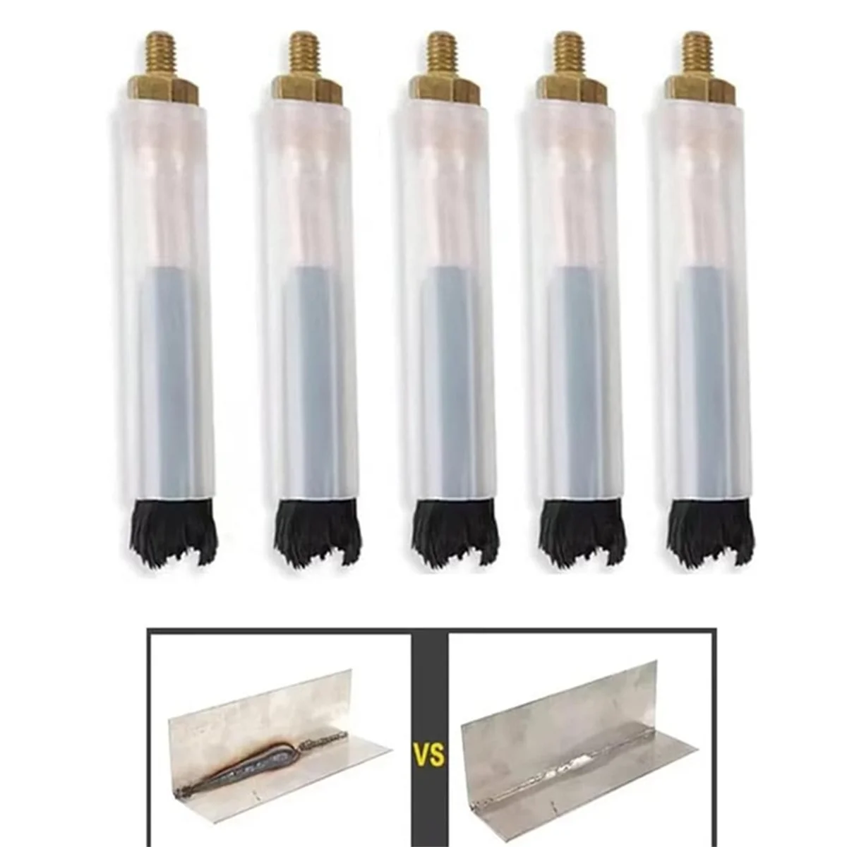 

Сварные щетки M6, 10 шт., сварочные щетки M6 для сварных швов, чистка швов, полировальный станок, очиститель, полировальная головка щетки для стали