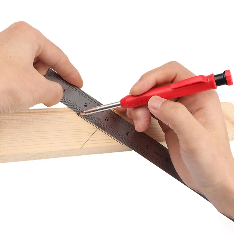 Carpenter Mechanical Pencil With Sharpener Long Head Carpenter Pencil Stationery