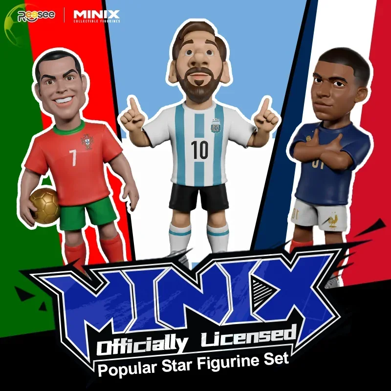 MINIX National Teams Mystery Blind Bag(Pick a Random One),  6 Teams & 14 Star Players, Sports Collectible Gift, Football Fans view 6