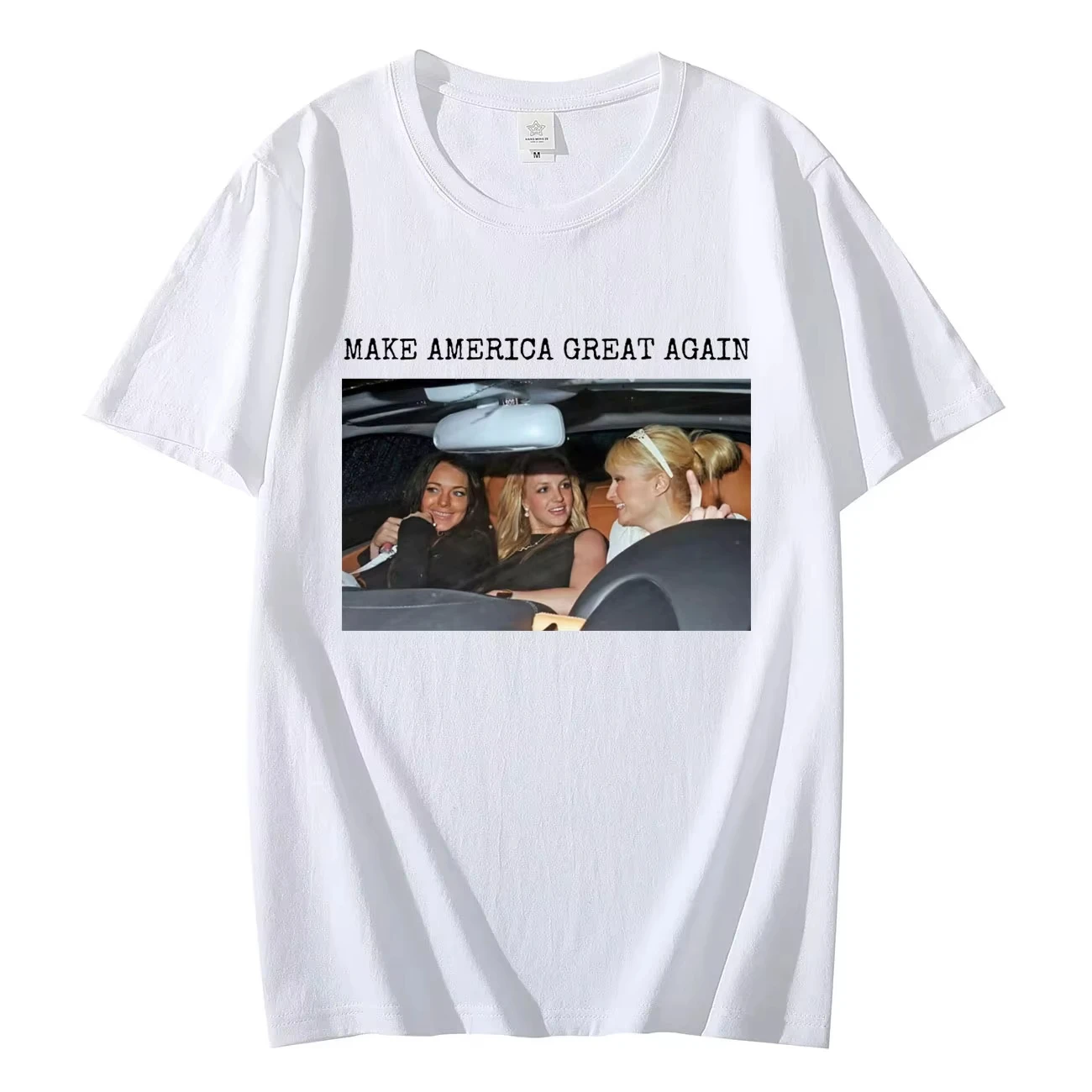 Camisetas gráficas de Britney Lindsay Paris Hilton, camisetas de manga corta con estética de moda unisex, camiseta informal vintage de gran tamaño