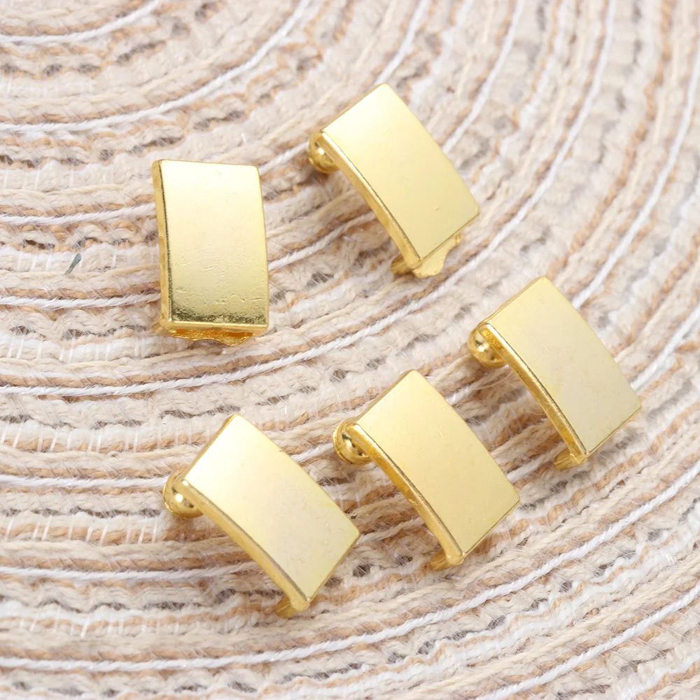 5pcs 4 Colors Mini 12.5*8mm DIY Shoes Clothes Doll Bag Buckles Sewing Accessories Belt Buckle