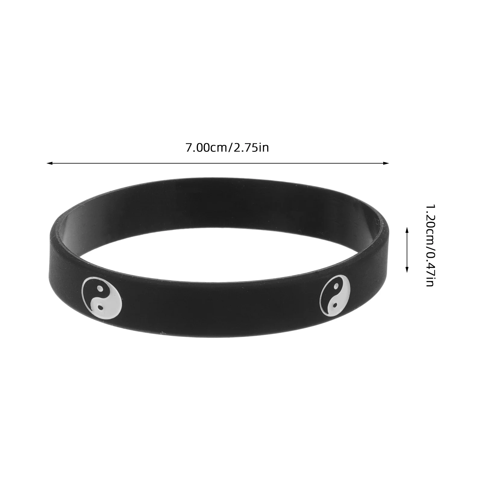 Bracelets de couple en silicone Tai Chapel, style de danse, Tapiercing, WNship, navire chia assressenti, Yin Composer, 2 pièces