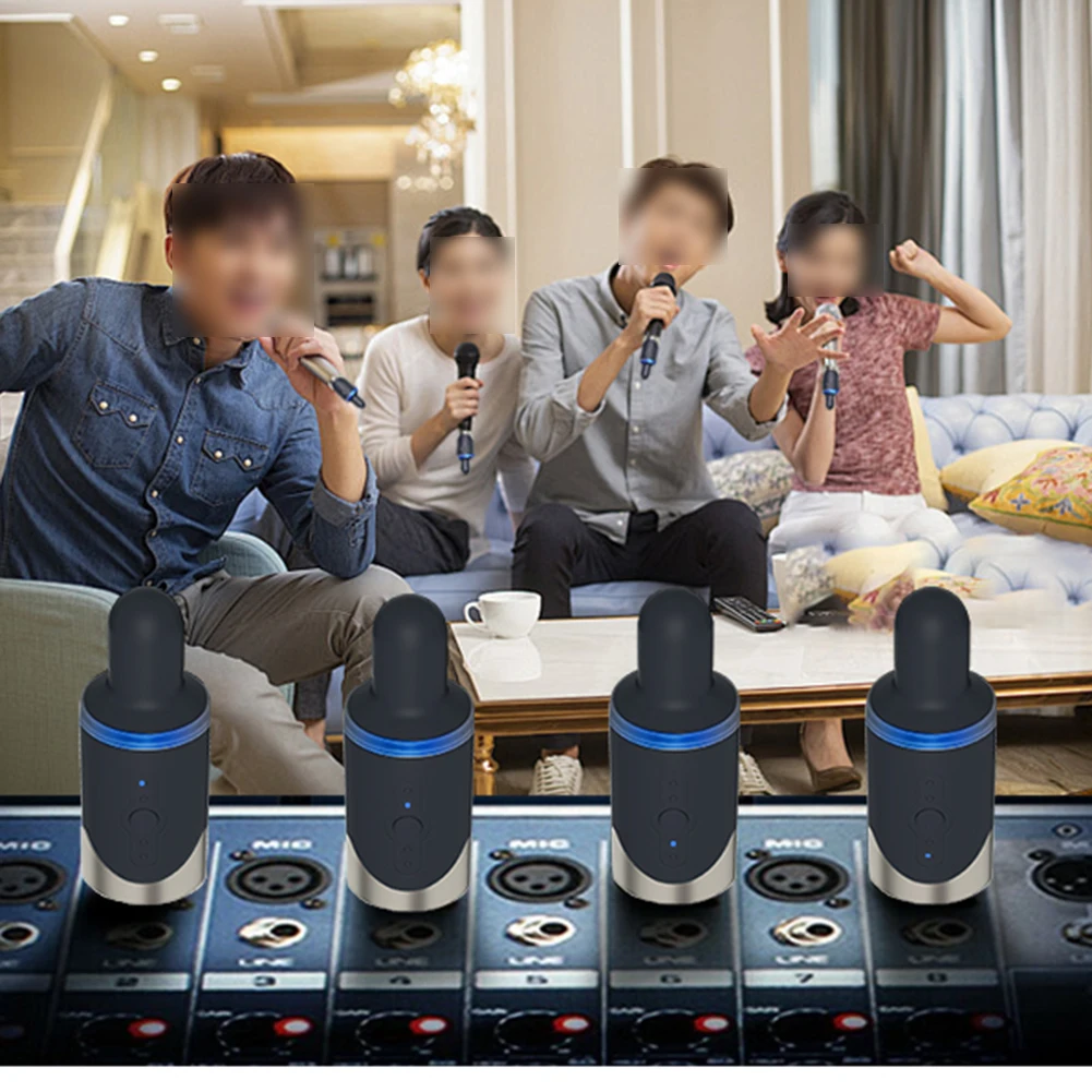 

Large Venues As Picture Shown UHF Wireless Transmitter Robust Anti-Jamming Features Seamless Audio Transmission
