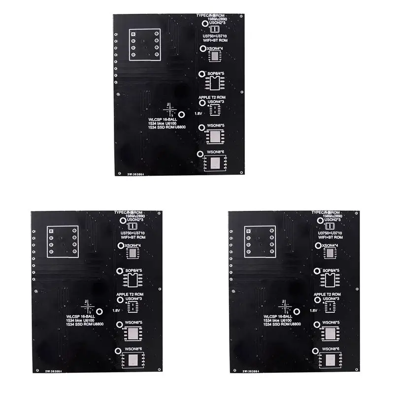 

Разъем для чтения и записи BIOS-чипов AS62 3X T2 для Air T2 Ssd Rom Typec Rom Holder