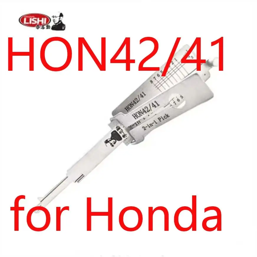 

Lishi 2-in-1 Pick/Decoder Locksmith Tool for Honda Scooters HON42/HON41 Automotive Security Professional Grade