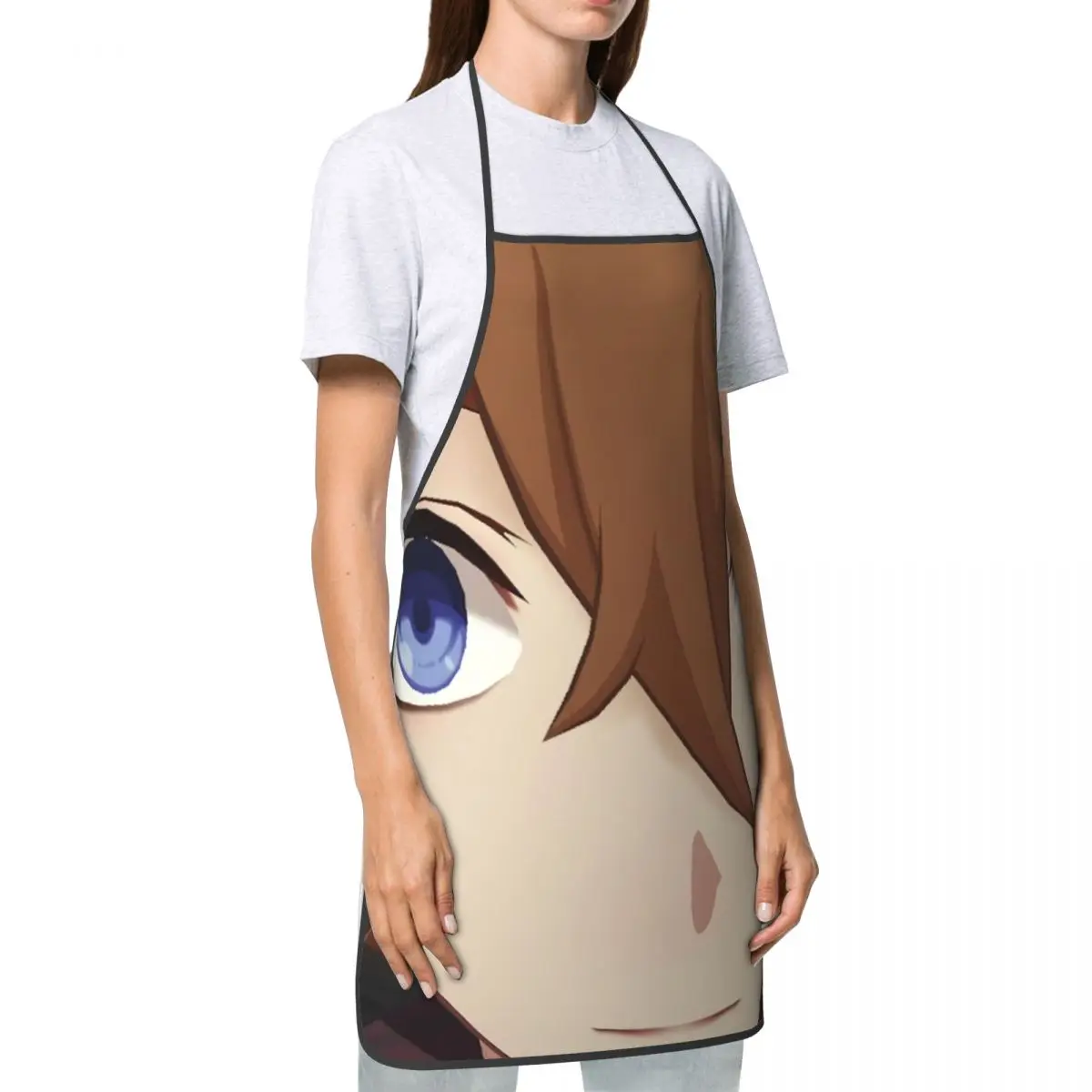 Unisex Childe Genshin Impact Kitchen Chef Cooking Baking Apron Men Women Tablier Cuisine for Painting