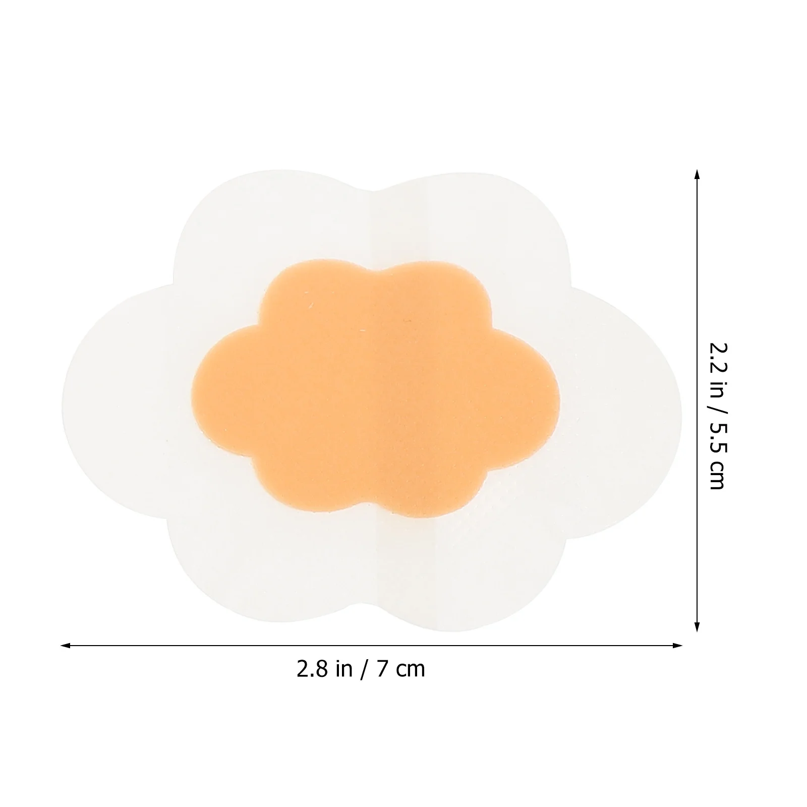 60 pezzi cuscinetti antiscivolo inserti per scarpe invisibili autoadesivi per le donne impugnature per tacco alto cuscino protezione per la cura del piede tacco trasparente