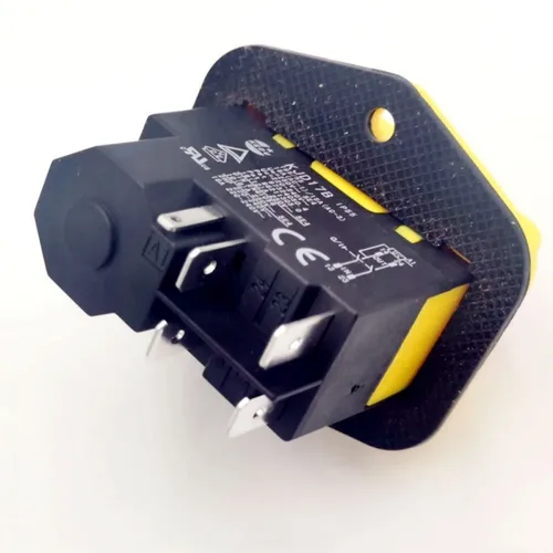 Imagen 2 del producto 1 interruptor de botón KEDU KJD17B 220V-240V 16A interruptor de herramienta eléctrica de 5 pines