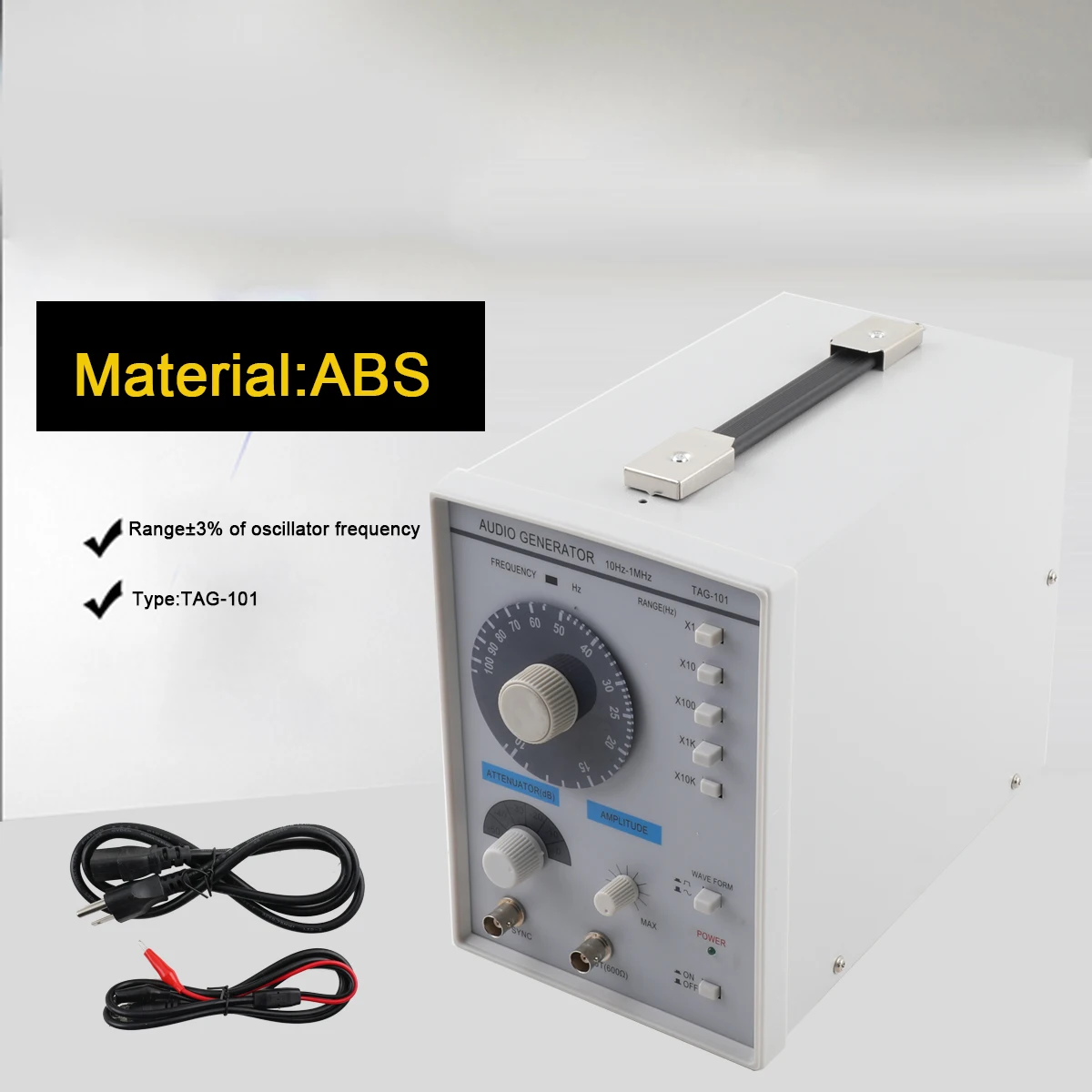 TAG-101 مولد إشارة عالي التردد مصدر إشارة 10 هرتز-1 ميجا هرتز تردد تردد الراديو مولد نبضات عالي الدقة