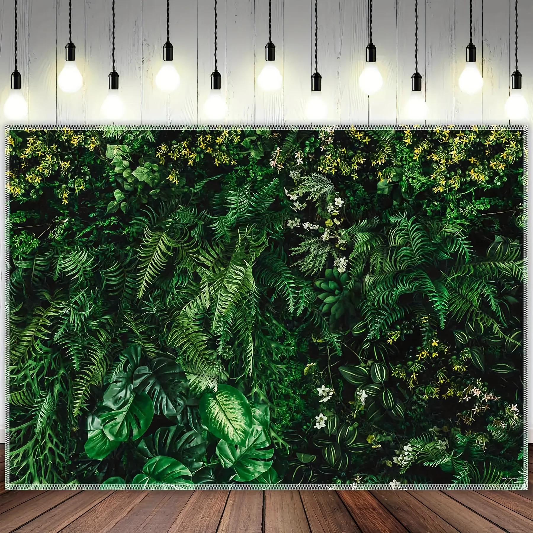 Grüner tropischer Palmblatt-Fotografie hintergrund, Sommerblumen, natürlicher Dschungel, Wildpark, Pflanzenparty-Foto hintergrund