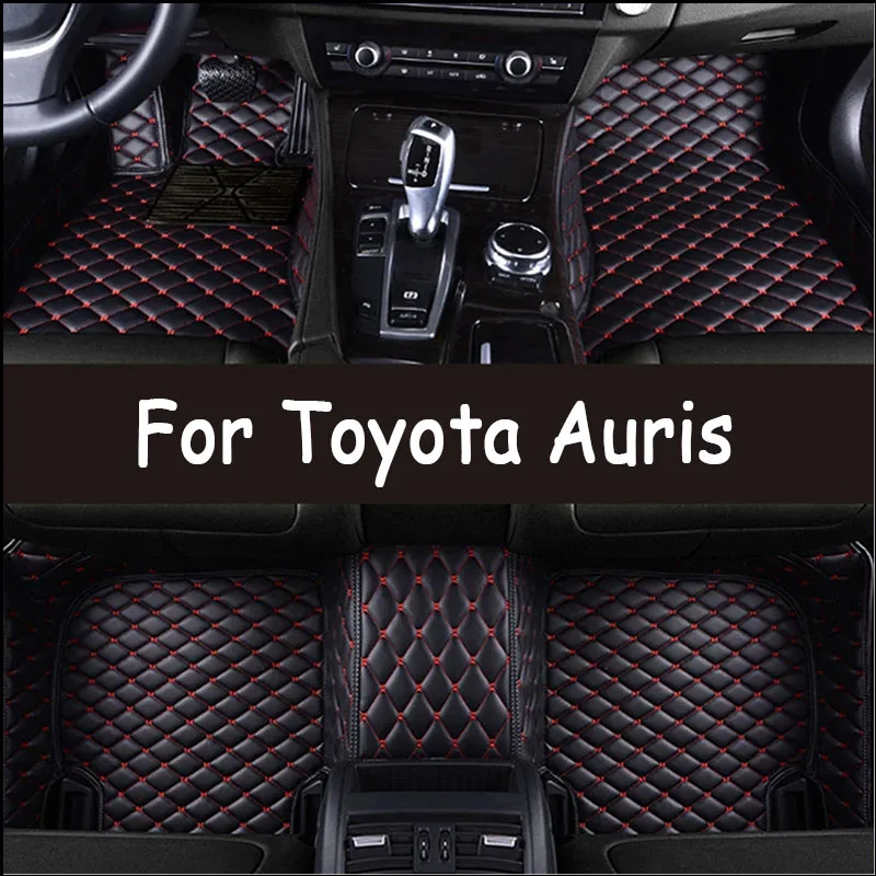 

Автомобильный роскошный кожаный коврик на заказ для Toyota Auris 2006 2007 2008 2009 2010, автомобильный коврик, полный комплект, женские водонепроницаемые аксессуары