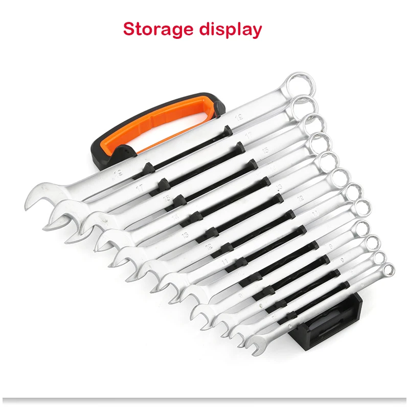 Wrench Spanner Tool Organizer Sorter Holder Wall Mounted Tool Storage Tray Socket Storage Rack Plastic Tools Organizer