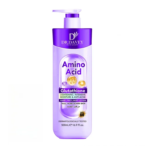 Imagen 1 del producto Dr.DAVEYGlutathione Body lotionLoción corporal hidratante y humectante de gran capacidad, refrescante y no grasa, con fragancia duradera, que nutre la piel.