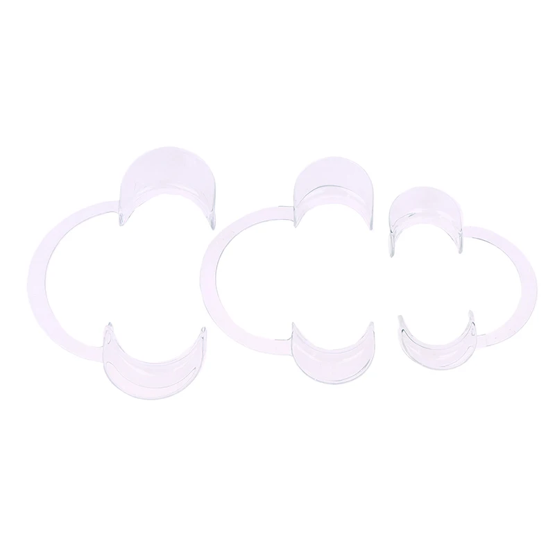 

5Pcs Dentist Orthodontic Tool For Tooth Whitening Transparent Dental C-shape Plastic Cheek Retractor Lip Mouth Opener Intraoral