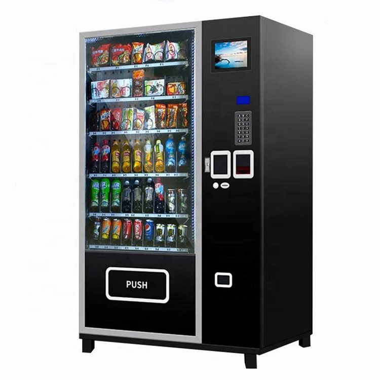 YG Sticker Customized Retail Items Vending Machines Self-service Ice Water Snack Vending Machine for Foods and Drinks