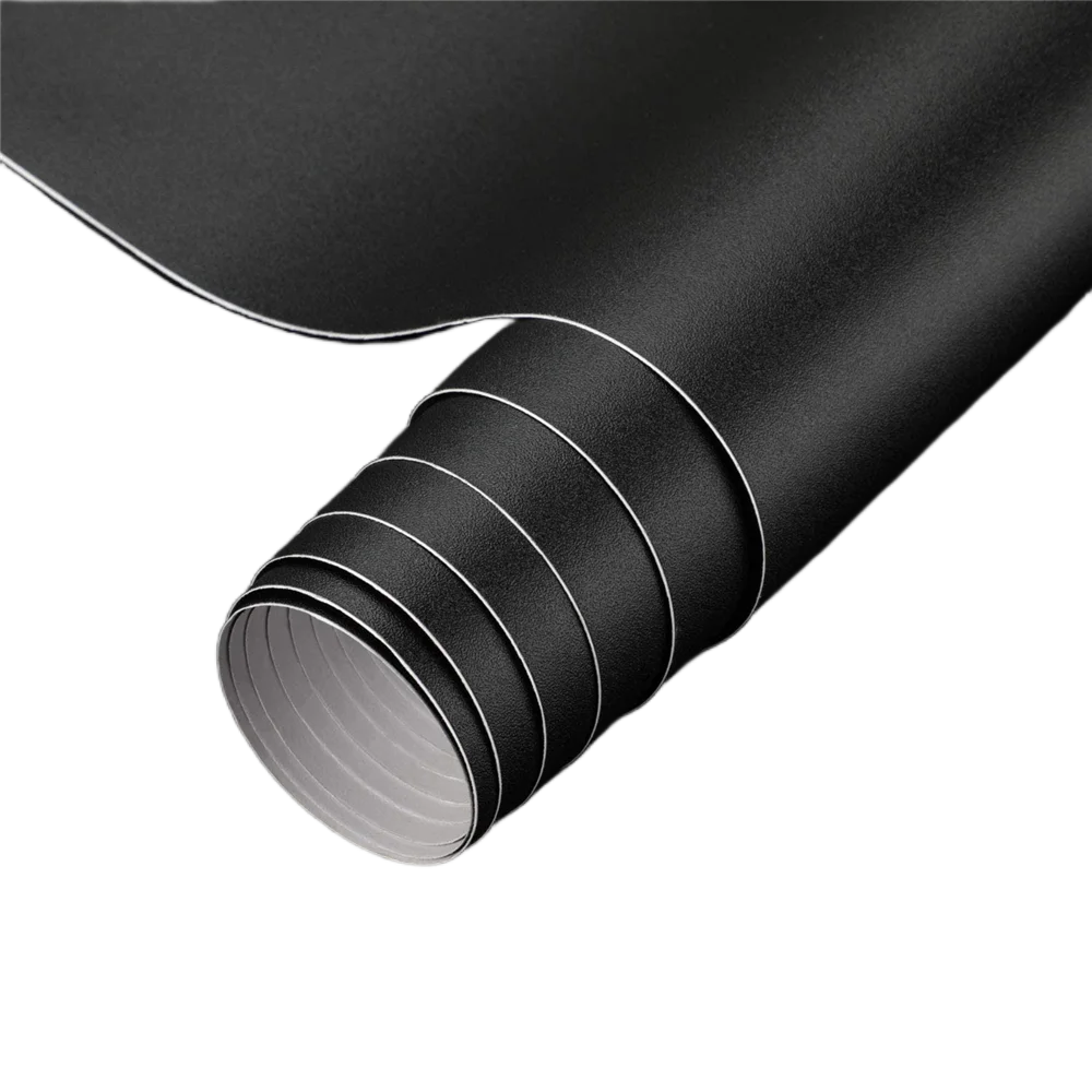 Matt Black Wallpaper Self Adhesive Waterproof Vinyl Film Contact Paper Walls Kitchen Cabinet Wall Sticker Furniture Home Decor