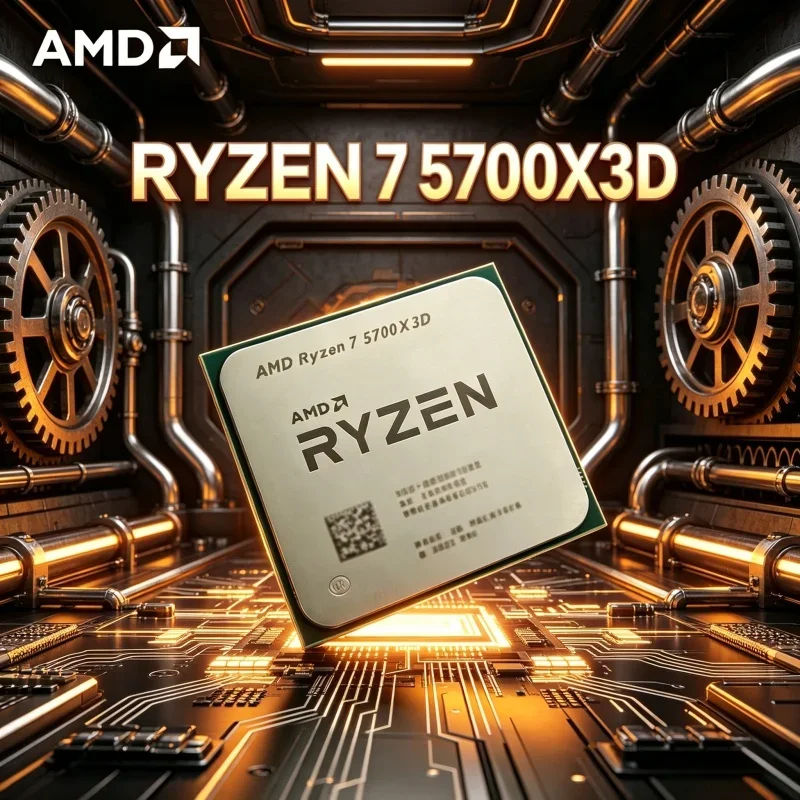 

Gaming-Optimized AMD Bulk CPU Ryzen 7 5700X3D 8-Cores 16-Threads 3GHz Up to 4.1GHz 105W AM4 DDR4 For X570 B550 Ryzen 5000 Series