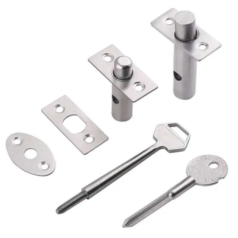 Fire Door Stainless Steel Hidden Manager Tubewell Key Mortise Lock with Long/Short Core,Hardware Lock for Door,Brushed замок
