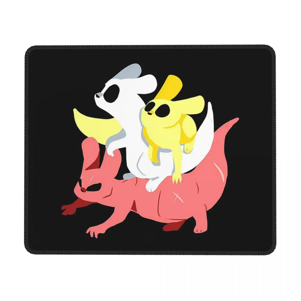 Stacked Slugcat Rain World Game Mouse Pad Computer Keyboard Mouse Mat Gamer Laptop Desk Mat Office Table Mats