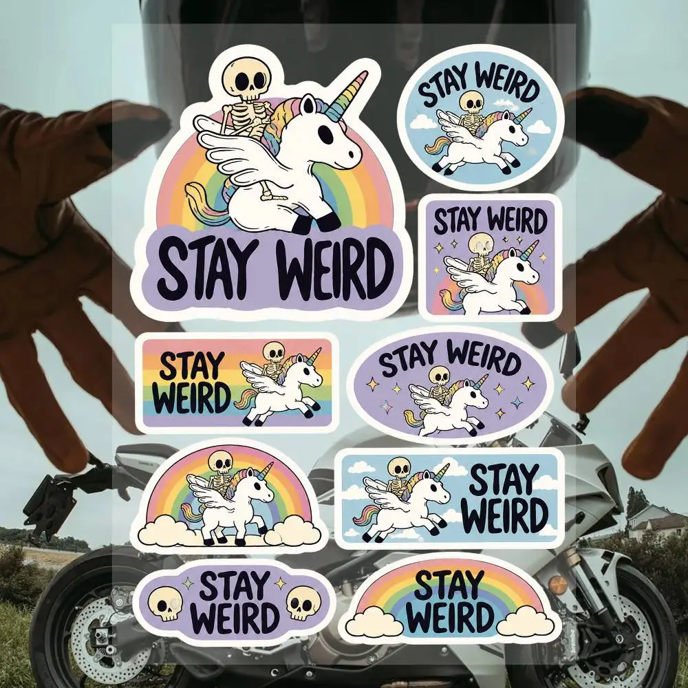 Stas-y Weird Cute Anime Stickers Waterproof Vinyl Decals For Laptop Phone Case Notebook Luggage