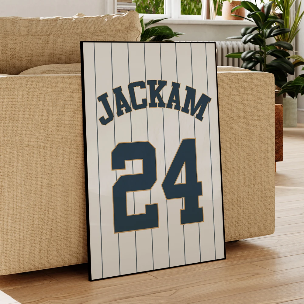 شخصية المتحمسين الرياضة اسم مخصص جدار الفن الطباعة قماش اللوحة المشارك صورة غرفة المعيشة ديكور المنزل #3