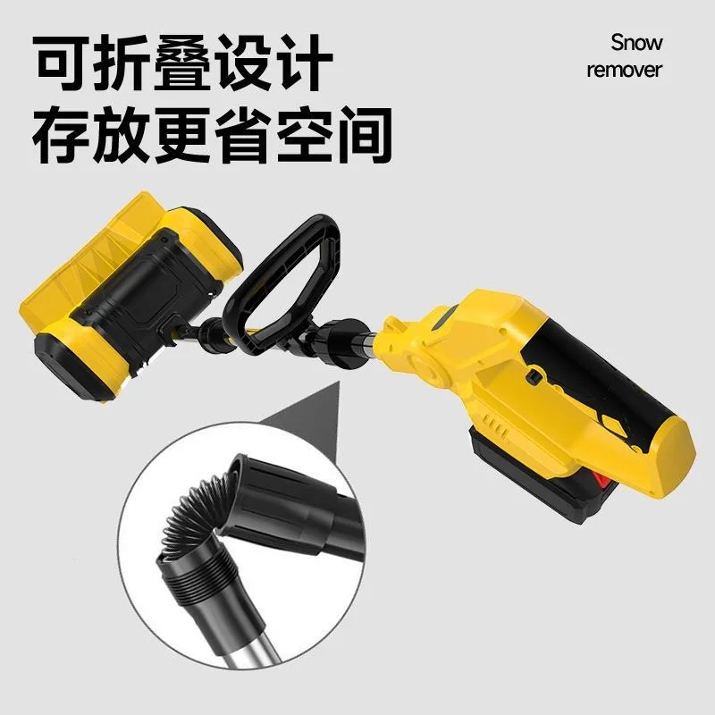 2025 리튬 배터리 제설기, 가정용 휴대용 제설기, 손으로 미는 타입 도로 청소 및 제설기