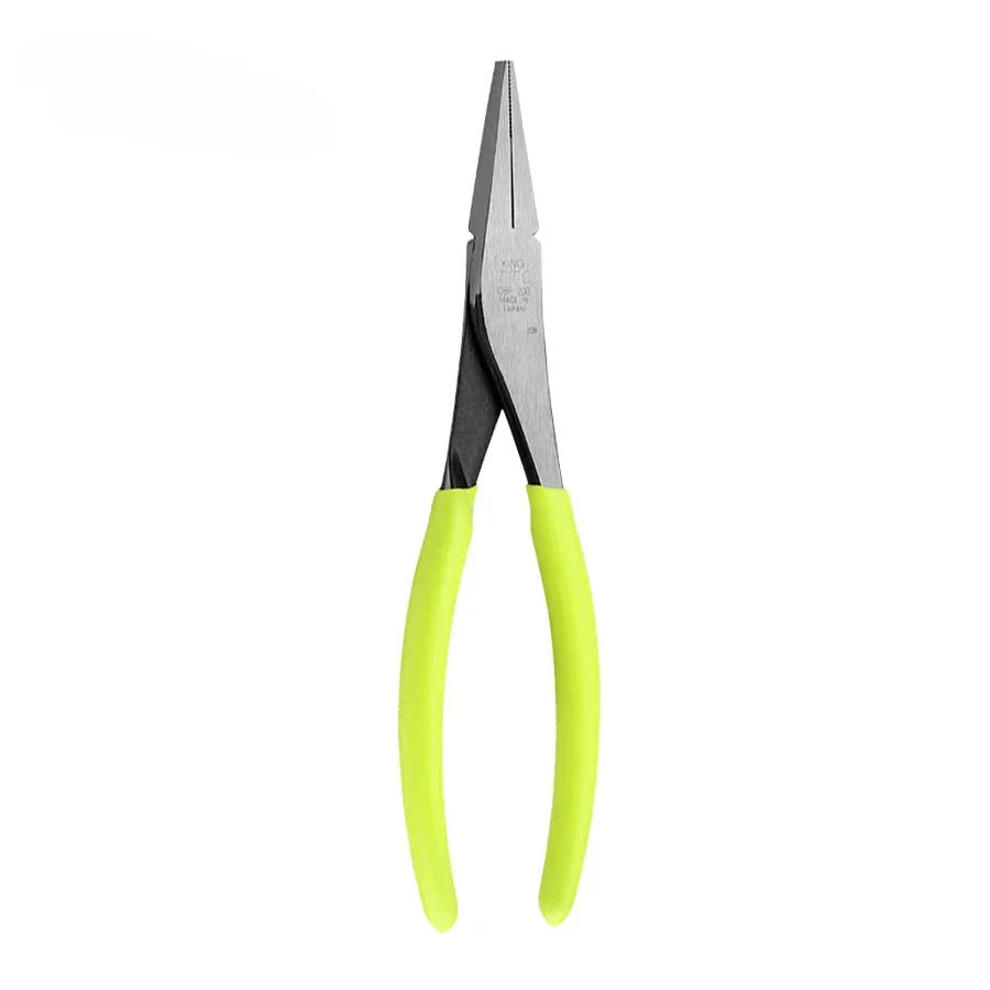 8-Inch Flat Nose Pliers|Duck Bill Jaw Pliers with Extra Long Nose Designed for Hard-to-Reach Places