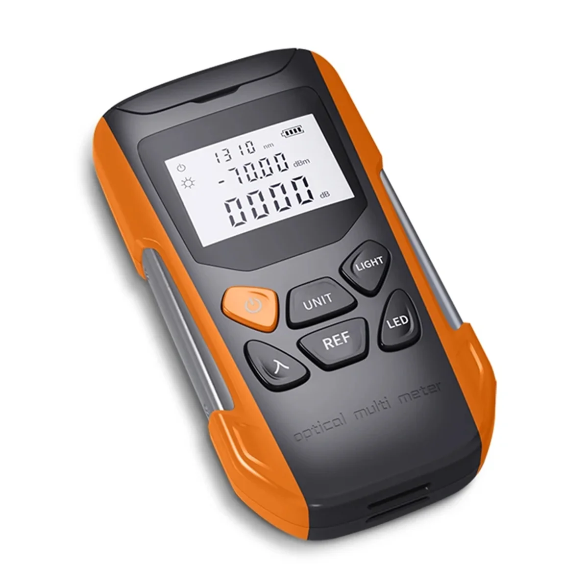 A20M G9-Y قابلة للشحن Opm السلطة متر الألياف البصرية أداة كابل الألياف الضوئية Ftth الألياف البصرية السلطة متر OPM (-70 6dBm)