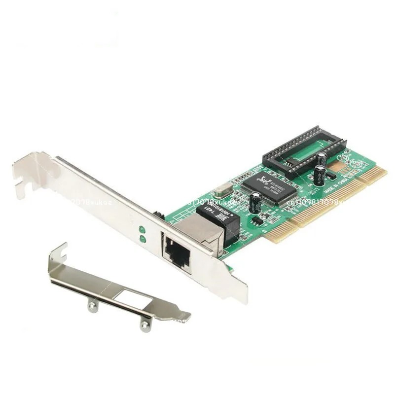 PCI Desktop Gigabit 1000M Network Interface Card 8169 Chip, with Boot, Support 8cm and A Half High, Diskless DOL