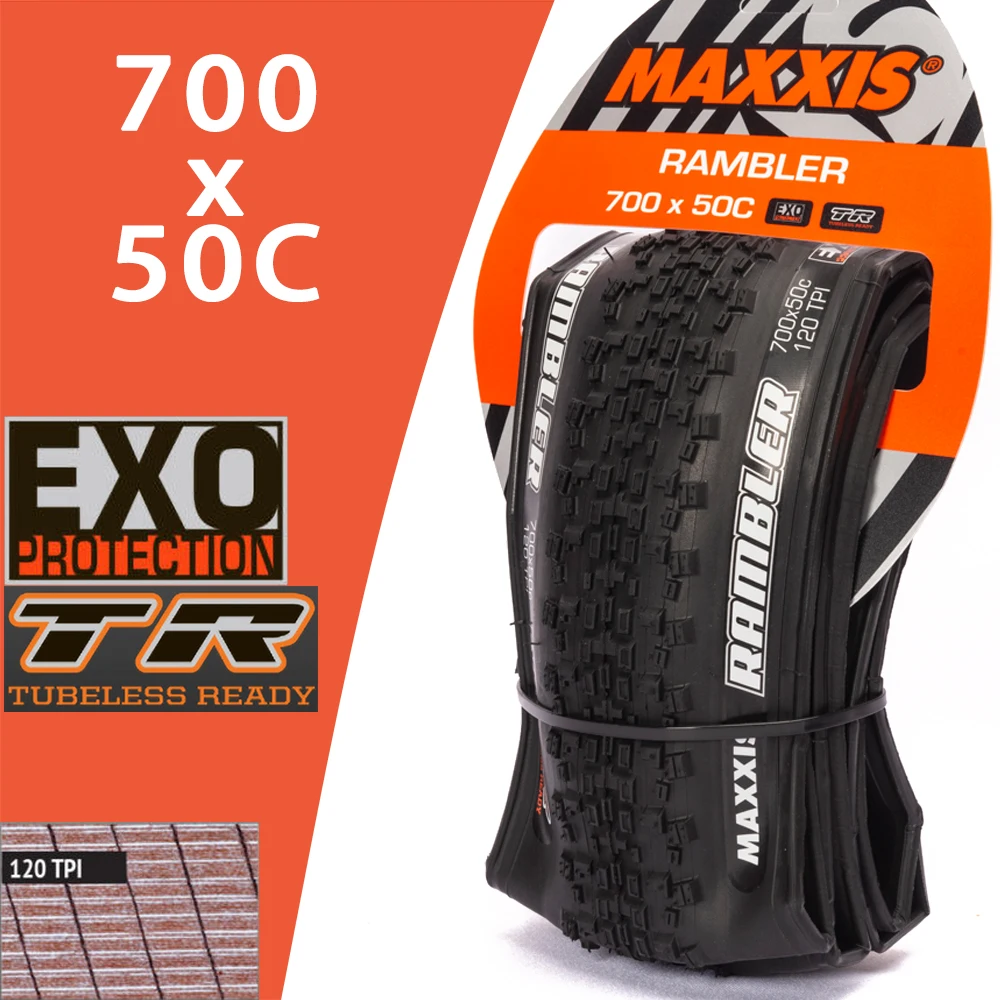 MAXXIS RAMBLER 700C チューブレス 700x38C/40C/45C/50C 650x47B 27.5