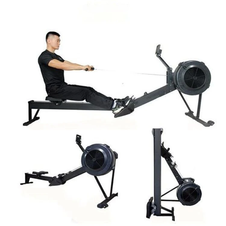 gym equipment magnetic rowing machine seated row machine air rower air rowing machine