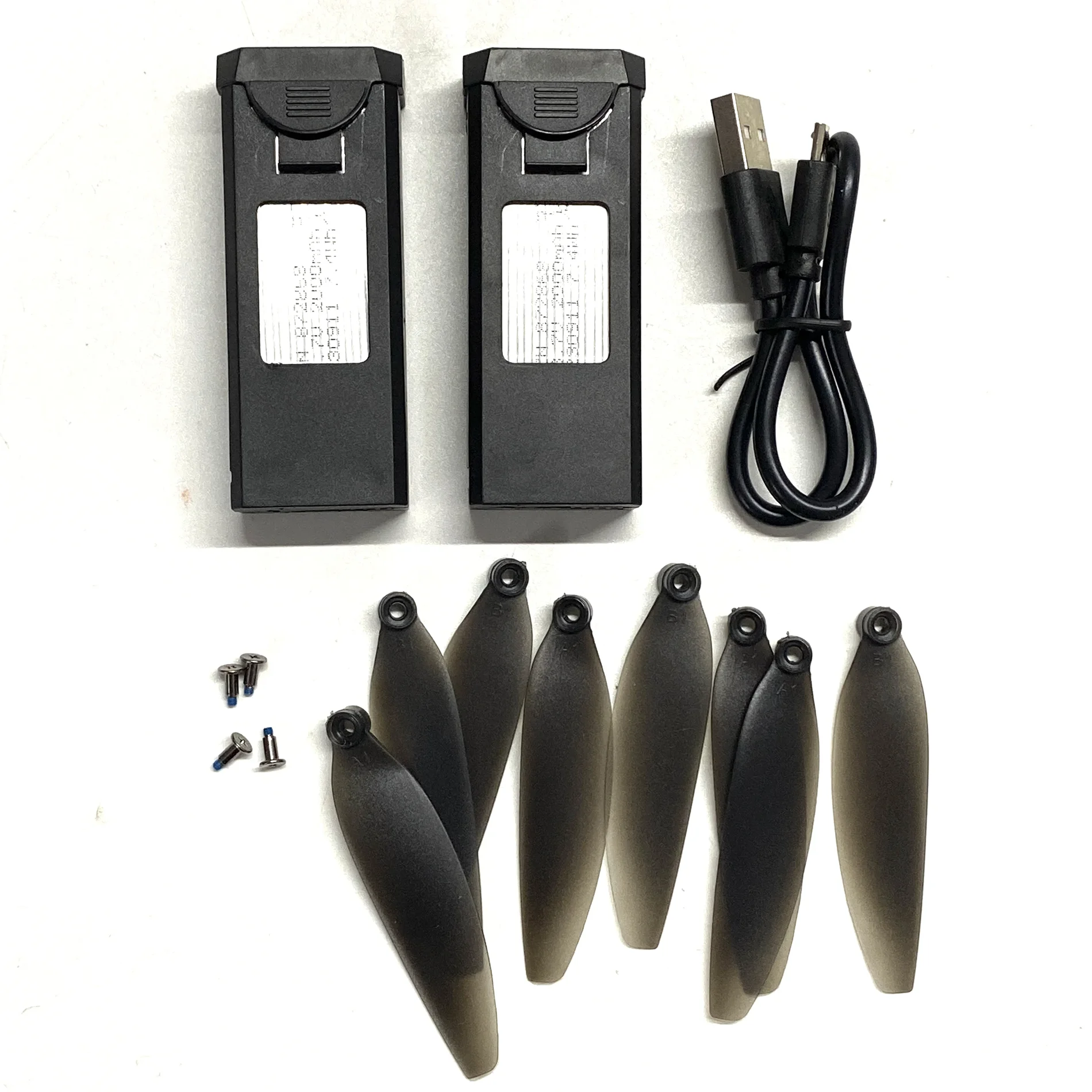 

LSRC LS-S2S Foldable Drone Spare Part Propeller Props Blade / 3.7V 2000m Battery / USB Charger Part Accessory