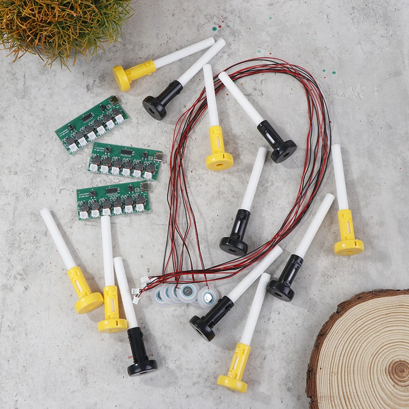 USB 미니 가습기 DIY 키트 미스트 메이커 드라이버 회로 기판 포거 분무 필름 분무기 시트 브래킷 면봉