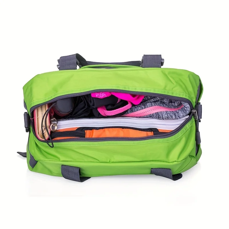 

Canvas Yoga Gym Sports Bag Unisex Travel Duffel Crossbody Shoulder Handbag for Fitness & Outdoor Activities
