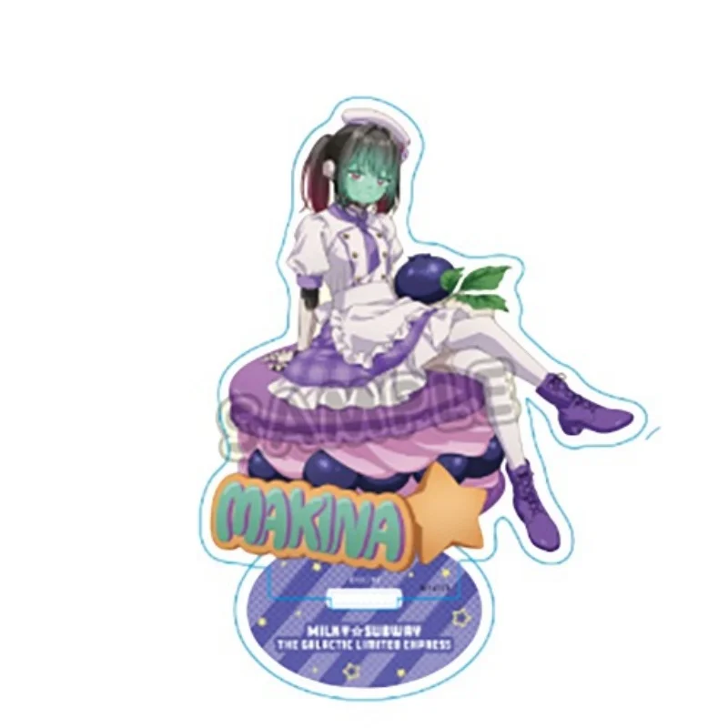 Milky Subway Anime Acrylic Stand 15cm Akane Chiharu Makina Kanata Desktop Model Plate Pendant Keychain Standee Present