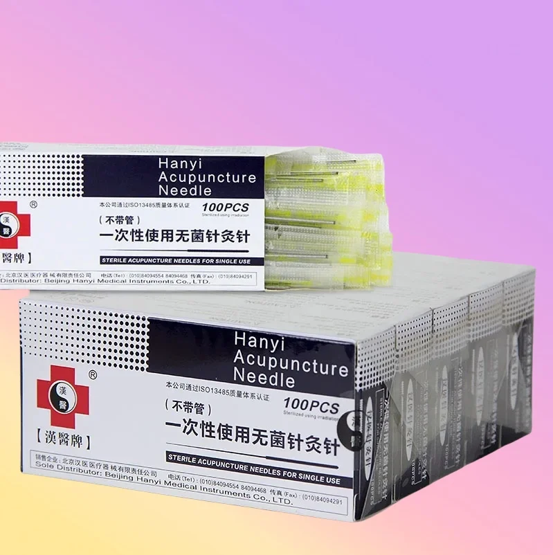 

Hanyi Sec disposable acupuncture needle 100 pieces a box Individual packaging