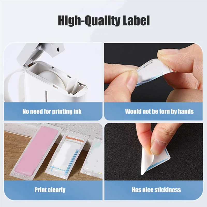 Niimbot D11 D101 D101 Cute Funny Cartoon Waterproof Self-adhesive Label Paper Cosmetics Label Marker Date Price Tag Name Sticker