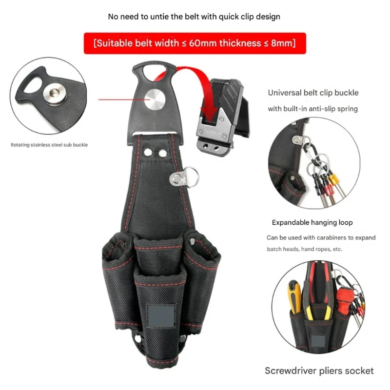  Quickly release Work Waist Pack For Men Christmas Gift Carpenters Pipefitters