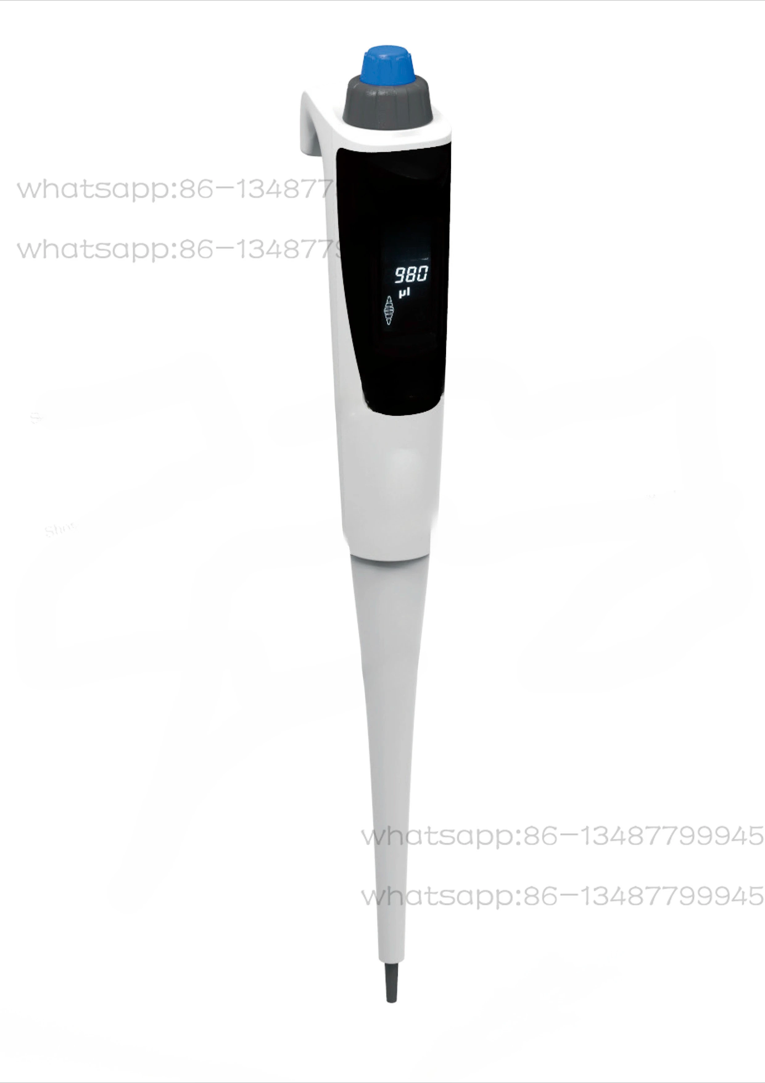 Electronic Multichannel Pipette - Programmable Liquid Handling System with Precision Calibration
