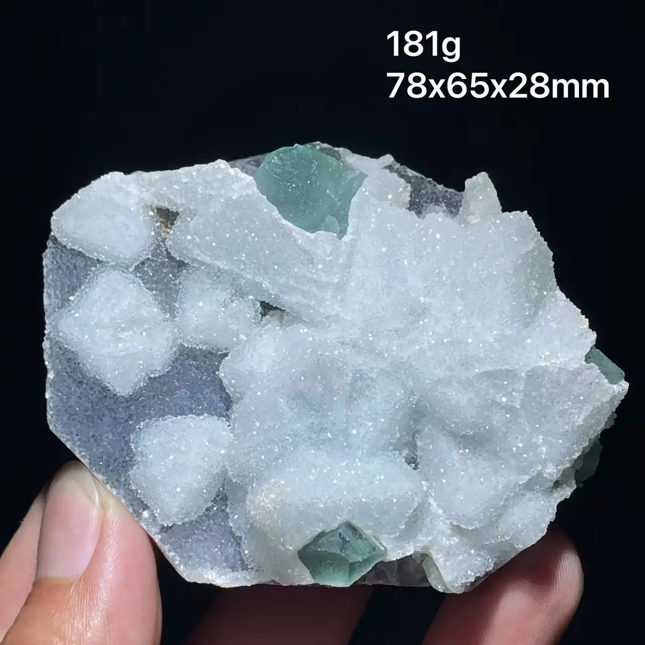 

New 100% natural octahedral fluorite sugar fluorite crystal quartz mineral home decoration from Zhejiang