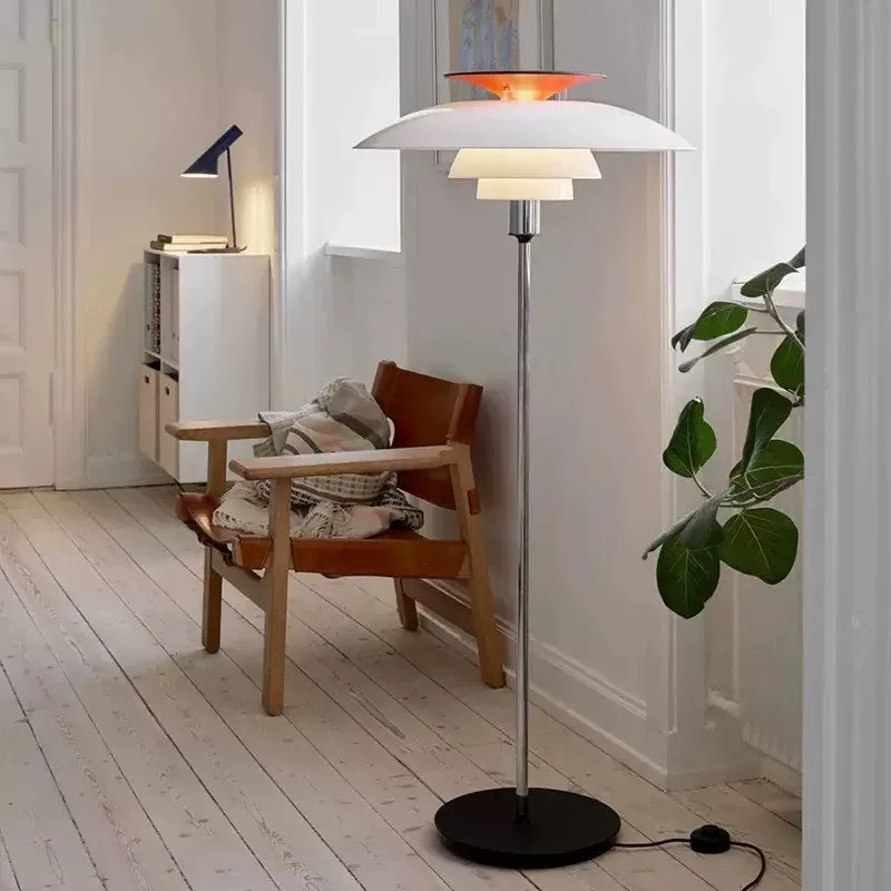 Floor lamp simple modern Nordic light luxury creative living room lobby study decorative