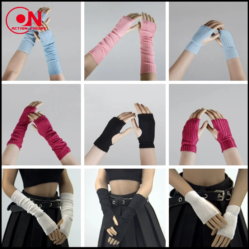 ألعاب الفلفل الحار 1/6 مقياس أنثى الذراع كم قفازات واقي المعصم الملابس والاكسسوارات نموذج صالح 12 ''الجندي عمل الشكل دمى الجسم #1