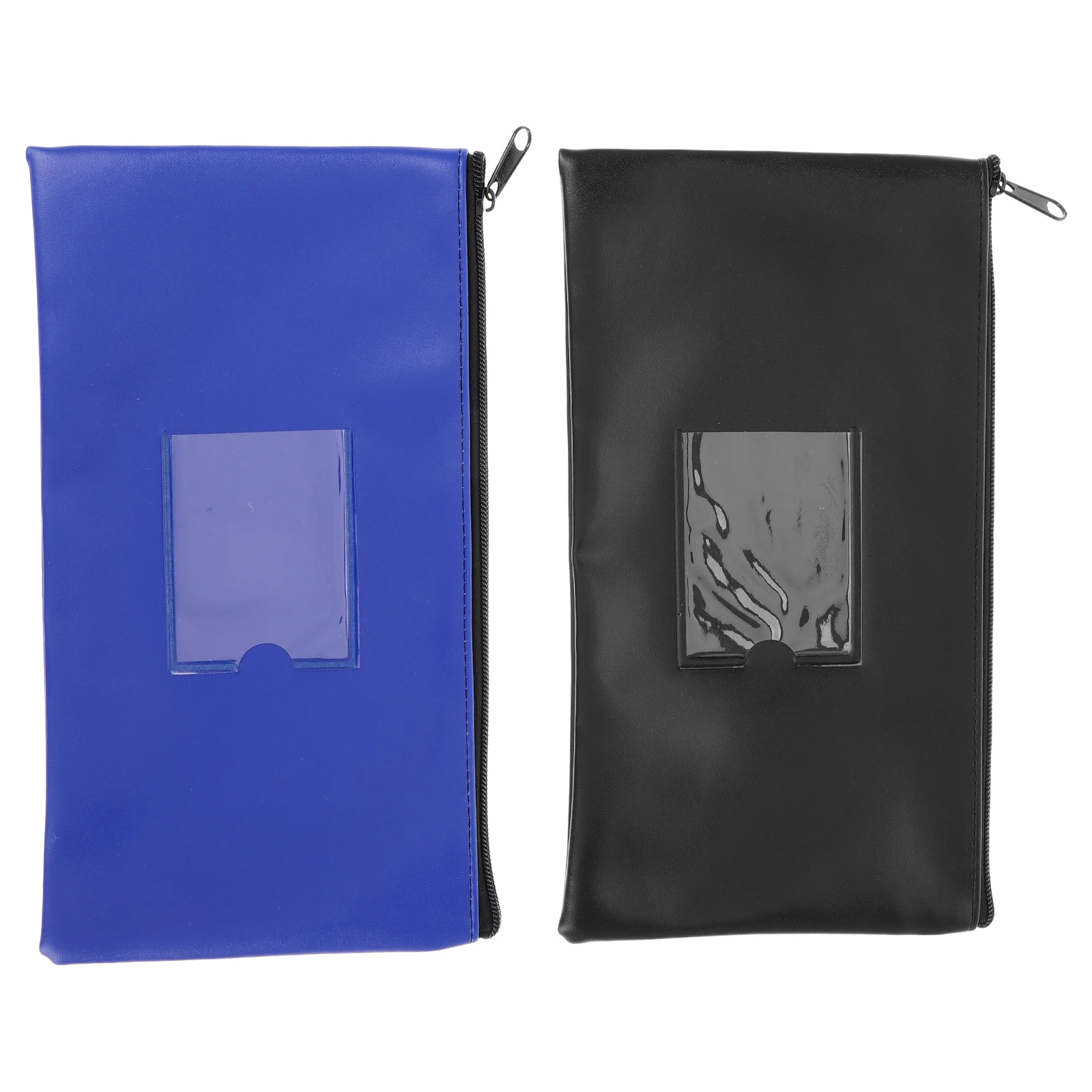 

Bill Bag Bank Envelopes for Cash Check Deposit Wallet Money with Lock Clear Pouch Card Storage