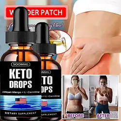 KETO DROPS BURNS FAT INCREASES ENERGY DIETARY SUPPLEMENT Organic detoxification promotes metabolism